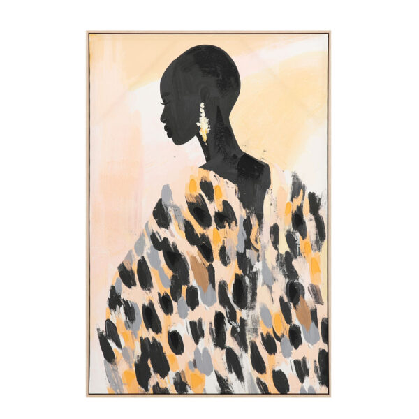 VOIX NOIRE ΠΙΝΑΚΑΣ ΔΙΑΚΟΣΜΗΤΙΚΟΣ ΜΕ ΚΟΡΝΙΖΑ 80x120x4cm ΚΑΜΒΑΣ ΠΟΛΥΧΡΩΜΟ ΞΥΛΟ ΦΥΣΙΚΟ 034243 - Image 6