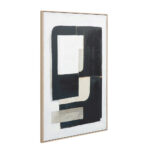 DEL SIL ΠΙΝΑΚΑΣ ΔΙΑΚΟΣΜΗΤΙΚΟΣ ΜΕ ΚΟΡΝΙΖΑ 80x120x4cm ΚΑΜΒΑΣ ΜΑΥΡΟ ΓΚΡΙ ΜΠΕΖ ΞΥΛΟ ΦΥΣΙΚΟ 034246 - Image 13