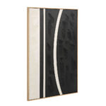 SOLAIRE A ΠΙΝΑΚΑΣ ΔΙΑΚΟΣΜΗΤΙΚΟΣ ΜΕ ΚΟΡΝΙΖΑ 80x120x4cm ΚΑΜΒΑΣ ΚΑΦΕ ΣΚΟΥΡΟ ΜΠΕΖ ΞΥΛΟ ΦΥΣΙΚΟ 034248 - Image 10