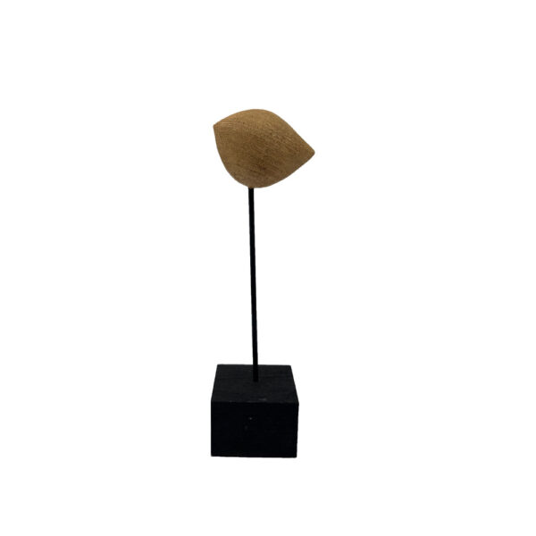 IBIS S ΔΙΑΚΟΣΜΗΤΙΚΟ ΠΟΥΛΙ 7.5x6x25cm POLYRESIN ΦΥΣΙΚΟ ΜΑΥΡΟ ΜΕΤΑΛΛΟ 034262 - Image 2