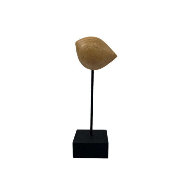 IBIS L ΔΙΑΚΟΣΜΗΤΙΚΟ ΠΟΥΛΙ 10.5x7.5x29cm POLYRESIN ΦΥΣΙΚΟ ΜΑΥΡΟ ΜΕΤΑΛΛΟ 034263 - Image 2