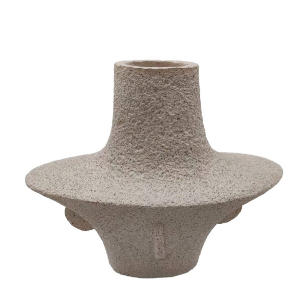 JARE ΒΑΖΟ 23x11x19cm POLYRESIN ΜΠΕΖ 034278 - Image 2