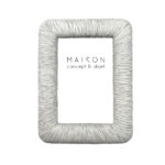 MARBRE ΚΟΡΝΙΖΑ 15x2x20cm POLYRESIN ΑΣΠΡΟ ΓΥΑΛΙ 034300 - Image 2