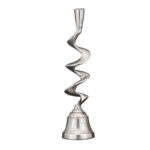 FLAMME ΚΗΡΟΠΗΓΙΟ 9.5x9.5x36cm ΑΛΟΥΜΙΝΙΟ ΑΣΗΜΙ 034360 - Image 2