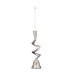 FLAMME ΚΗΡΟΠΗΓΙΟ 11.5x11.5x45cm ΑΛΟΥΜΙΝΙΟ ΑΣΗΜΙ 034361 - Image 2
