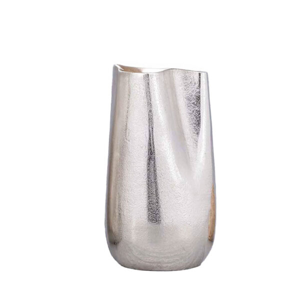 NATURE VESSEL ΒΑΖΟ 15x14x27cm ΑΛΟΥΜΙΝΙΟ ΑΣΗΜΙ 034362 - Image 2