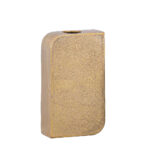 BRICK ΒΑΖΟ 14.5x7x26cm ΑΛΟΥΜΙΝΙΟ ΧΡΥΣΟ 034394 - Image 2