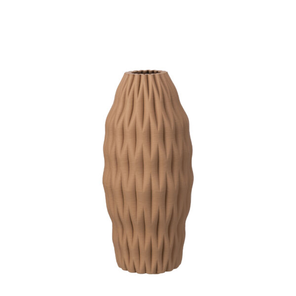 ORALIA ΒΑΖΟ 14.5x14.5x32cm ΚΕΡΑΜΙΚΟ TERRACOTTA 034433 - Image 3