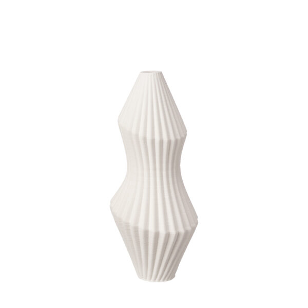 TESSELA ΒΑΖΟ 11.5x11.5x26cm ΚΕΡΑΜΙΚΟ ΛΕΥΚΟ 034440 - Image 3