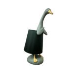 QUACK A ΦΩΤΙΣΤΙΚΟ ΕΠΙΤΡΑΠΕΖΙΟ 37x23x57.5cm POLYRESIN ΜΕΝΤΑ ΧΡΥΣΟ ΥΦΑΣΜΑ ΠΡΑΣΙΝΟ ΣΚΟΥΡΟ 034445 - Image 6