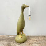 QUACK I ΦΩΤΙΣΤΙΚΟ ΕΠΙΤΡΑΠΕΖΙΟ 16.7x15.7x43cm POLYRESIN ΛΑΔΙ ΧΡΥΣΟ 034447 - Image 2