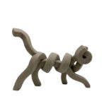 BELMA ΔΙΑΚΟΣΜΗΤΙΚΟ ΓΑΤΑ 29.8x7.7x21.6cm POLYRESIN STONE ΜΠΕΖ 034471 - Image 2