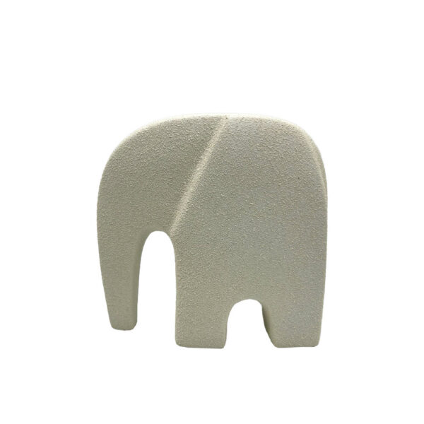 IVORY ΔΙΑΚΟΣΜΗΤΙΚΟ ΕΛΕΦΑΝΤΑΣ 21x8.6x19.8cm POLYRESIN ΑΣΠΡΟ 034476 - Image 2