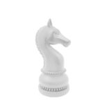 KNIGHTLINE ΔΙΑΚΟΣΜΗΤΙΚΟ ΠΙΟΝΙ 11x10.5x22cm POLYRESIN ΑΣΠΡΟ 034491 - Image 2
