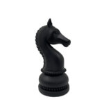 KNIGHTLINE ΔΙΑΚΟΣΜΗΤΙΚΟ ΠΙΟΝΙ 11x10.5x22cm POLYRESIN ΜΑΥΡΟ 034494 - Image 2