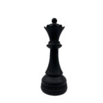 KNIGHTLINE ΔΙΑΚΟΣΜΗΤΙΚΟ ΠΙΟΝΙ 10x10x26cm POLYRESIN ΜΑΥΡΟ 034495 - Image 2