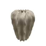 THORNY ΒΑΖΟ 19x19x27.5cm POLYRESIN ΜΠΕΖ 034499 - Image 2