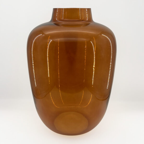 VIDRIO ΒΑΖΟ 34x34x48cm ΓΥΑΛΙ CARAMEL 034524 - Image 3