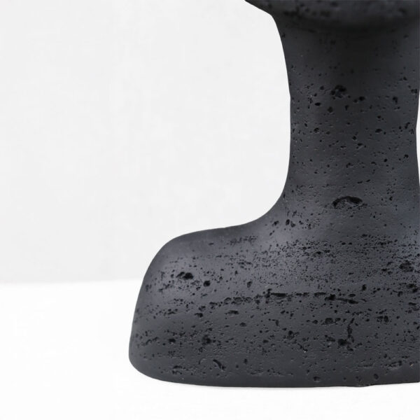 AURA II ΔΙΑΚΟΣΜΗΤΙΚΟ ΠΡΟΣΩΠΟ 19x14x26cm RESIN ΜΑΥΡΟ 034603 - Image 7
