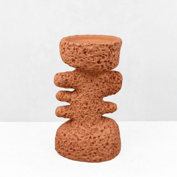 KYCLADIC I ΚΗΡΟΠΗΓΙΟ ΔΙΑΚΟΣΜΗΤΙΚΟ 12x10x20cm RESIN ΠΟΡΤΟΚΑΛΙ 034605 - Image 5