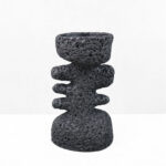 KYCLADIC II ΚΗΡΟΠΗΓΙΟ ΔΙΑΚΟΣΜΗΤΙΚΟ 12x10x20cm RESIN ΜΑΥΡΟ 034606 - Image 5