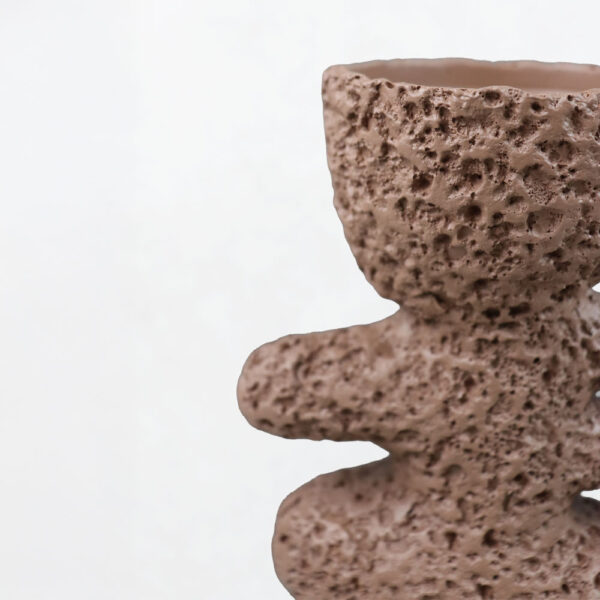 LUSTRE I ΚΗΡΟΠΗΓΙΟ ΔΙΑΚΟΣΜΗΤΙΚΟ 14.5x9.5x25cm RESIN ΚΑΦΕ 034608 - Image 6