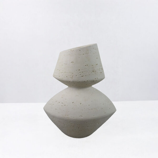LOOMA III ΒΑΖΟ 28.5x15.5x34.5cm RESIN ΜΠΕΖ 034616 - Image 4