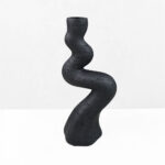 ANGLES I ΚΗΡΟΠΗΓΙΟ ΔΙΑΚΟΣΜΗΤΙΚΟ 10.5x7x23.5cm RESIN ΜΑΥΡΟ 034617 - Image 4