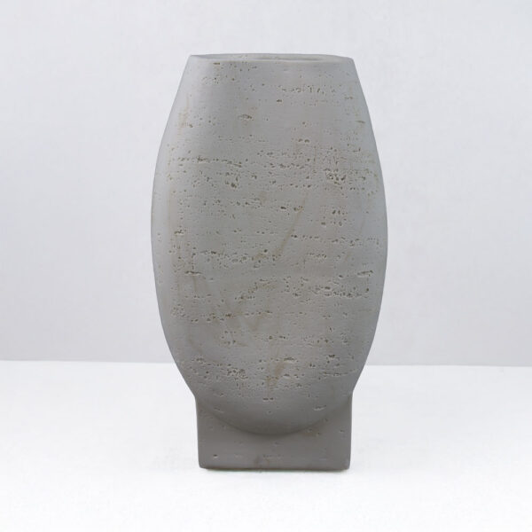 ORBIX II ΒΑΖΟ 19.5x13x35cm RESIN ΜΠΕΖ 034631 - Image 4