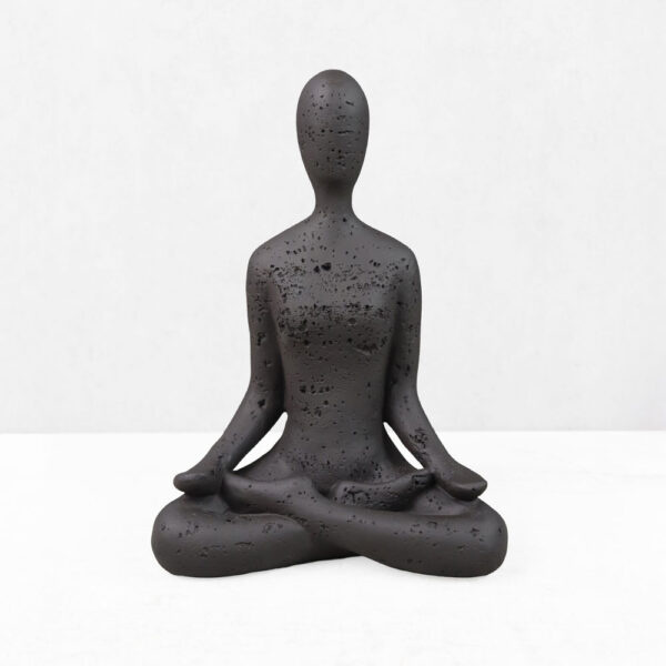 MORPH I ΔΙΑΚΟΣΜΗΤΙΚΟ ΣΩΜΑ 13x7.5x17.5cm RESIN ΚΑΦΕ ΣΚΟΥΡΟ 034632 - Image 5