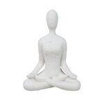 MORPH II ΔΙΑΚΟΣΜΗΤΙΚΟ ΣΩΜΑ 13x7.5x17.5cm RESIN ΑΣΠΡΟ 034633 - Image 2