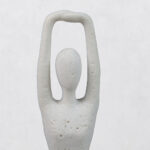 MORPH V ΔΙΑΚΟΣΜΗΤΙΚΟ ΣΩΜΑ 12.5x8x21cm RESIN ΑΣΠΡΟ 034636 - Image 6