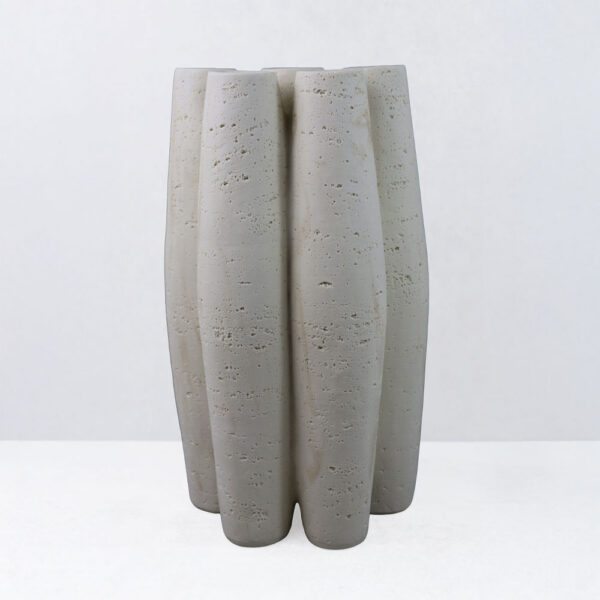 ORIN III ΒΑΖΟ 23x15.5x38cm RESIN ΜΠΕΖ 034645 - Image 4