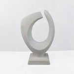 PULSE III ΔΙΑΚΟΣΜΗΤΙΚΟ 18.5x8.5x30cm RESIN ΑΣΠΡΟ 034648 - Image 4