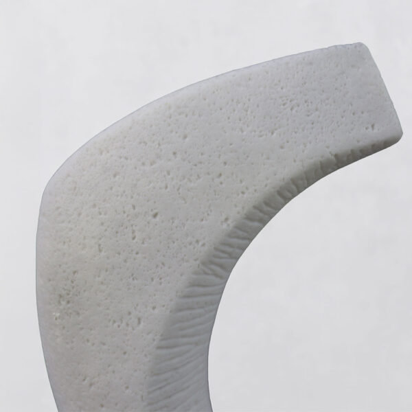 PULSE III ΔΙΑΚΟΣΜΗΤΙΚΟ 18.5x8.5x30cm RESIN ΑΣΠΡΟ 034648 - Image 5