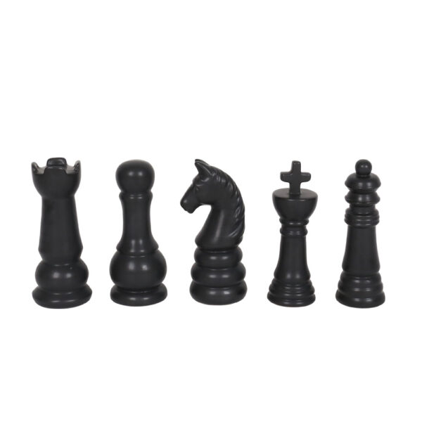 STRATEGO ΔΙΑΚΟΣΜΗΤΙΚΟ ΠΙΟΝΙ 6.8x6x15cm ΚΕΡΑΜΙΚΟ ΜΑΥΡΟ 034656 - Image 2
