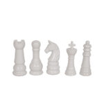 STRATEGO ΔΙΑΚΟΣΜΗΤΙΚΟ ΠΙΟΝΙ 6.8x6x15cm ΚΕΡΑΜΙΚΟ ΑΣΠΡΟ 034657 - Image 2