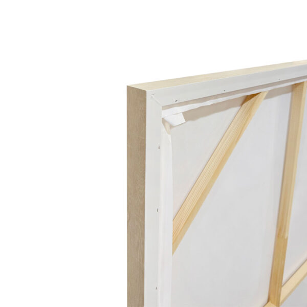 RHYTHM C ΠΙΝΑΚΑΣ ΔΙΑΚΟΣΜΗΤΙΚΟΣ ΜΕ ΚΟΡΝΙΖΑ 80x120x4cm ΚΑΜΒΑΣ ΜΠΕΖ ΛΕΥΚΟ PS 034670 - Image 9
