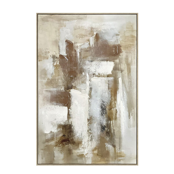 NIRVA ΠΙΝΑΚΑΣ ΔΙΑΚΟΣΜΗΤΙΚΟΣ ΜΕ ΚΟΡΝΙΖΑ 82.6x4.3x122.6cm ΚΑΜΒΑΣ ΠΟΛΥΧΡΩΜΟ PS 034678 - Image 5