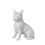 BLANCO ΔΙΑΚΟΣΜΗΤΙΚΟ ΣΚΥΛΟΣ 19.2x10.8x24.6cm RESIN ΑΣΠΡΟ GLOSSY 034688 - Image 2