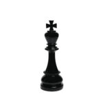 EBON ΔΙΑΚΟΣΜΗΤΙΚΟ ΠΙΟΝΙ 10.7x10.5x30.3cm RESIN ΜΑΥΡΟ 034695 - Image 2
