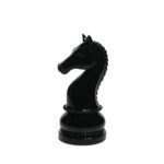 EBON ΔΙΑΚΟΣΜΗΤΙΚΟ ΠΙΟΝΙ 10.7x11.5x22.5cm RESIN ΜΑΥΡΟ 034697 - Image 2