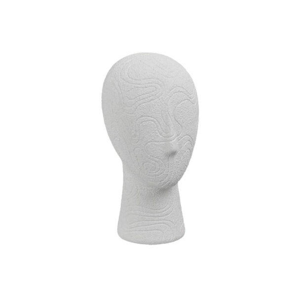 IMPERIAL ΔΙΑΚΟΣΜΗΤΙΚΟ ΠΡΟΣΩΠΟ 12.3x15.5x24.3cm RESIN ΑΣΠΡΟ 034708 - Image 2