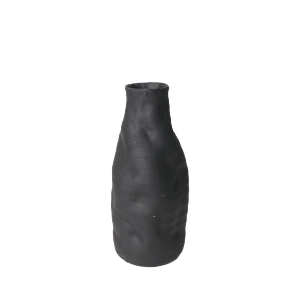 ELOURA ΒΑΖΟ 15.2x15.2x35.7cm ΚΕΡΑΜΙΚΟ ΜΑΥΡΟ 034741 - Image 4