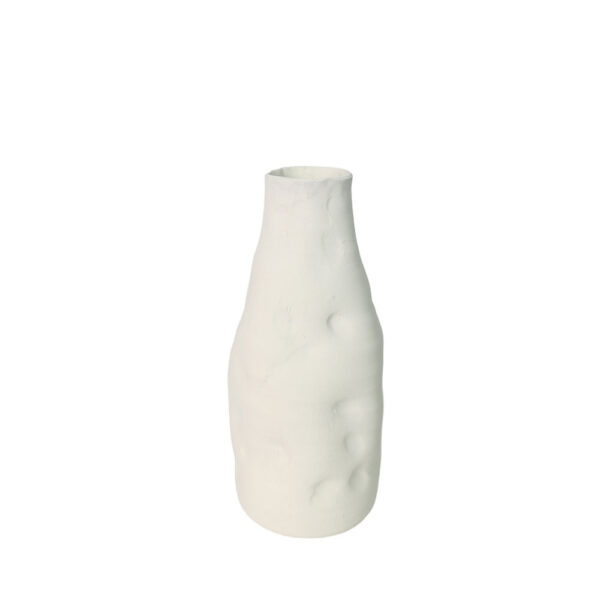 ELOURA ΒΑΖΟ 15.2x15.2x35.7cm ΚΕΡΑΜΙΚΟ ΛΕΥΚΟ 034742 - Image 4