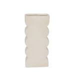VEI ΒΑΖΟ 14.5x7x30.5cm ΚΕΡΑΜΙΚΟ ΛΕΥΚΟ 034752 - Image 4