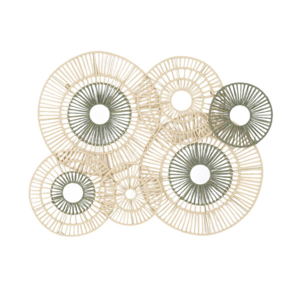 CIELA ΔΙΑΚΟΣΜΗΤΙΚΟ ΤΟΙΧΟΥ 101x8x77cm ΧΑΡΤΙ ΦΥΣΙΚΟ ΜΕΝΤΑ 034792 - Image 2