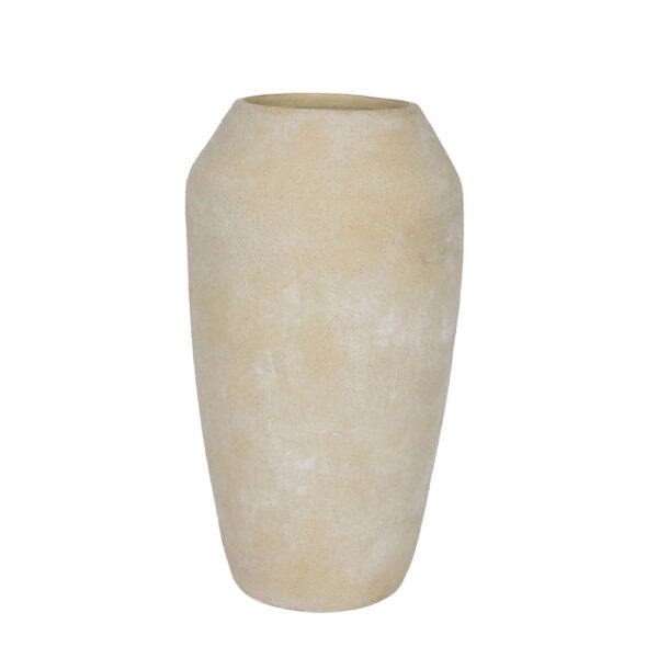 ASH ΒΑΖΟ 23.5x23.5x42cm ΚΕΡΑΜΙΚΟ STONE GREY 034833 - Image 4