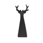 MONDEER ΧΡΙΣΤΟΥΓΕΝΝΙΑΤΙΚΟ ΔΙΑΚΟΣΜΗΤΙΚΟ ΤΑΡΑΝΔΟΣ 10x8.5x18.5cm ΑΛΟΥΜΙΝΙΟ ΚΑΦΕ TEXTURED 035201 - Image 3