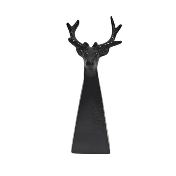 MONDEER ΧΡΙΣΤΟΥΓΕΝΝΙΑΤΙΚΟ ΔΙΑΚΟΣΜΗΤΙΚΟ ΤΑΡΑΝΔΟΣ 10x8.5x18.5cm ΑΛΟΥΜΙΝΙΟ ΚΑΦΕ ΣΚΟΥΡΟ 035202 - Image 3